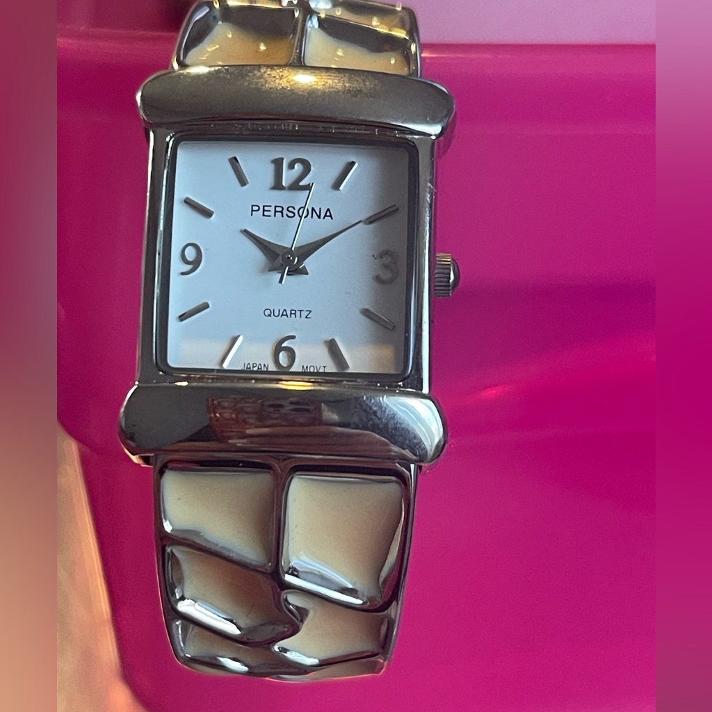 Persona Bracelet Watch With Silver Accents